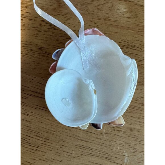 Angel & Fish Seashell Christmas Ornaments Set Beach Ocean Angel Art Sea - Picture 8 of 8